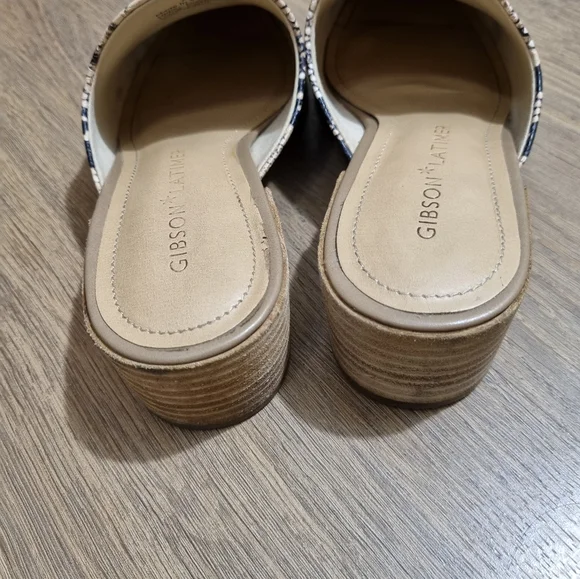 Gibson Latimer women's snake print pointed toe mules shoes Size 7.5 - Picture 4 of 9